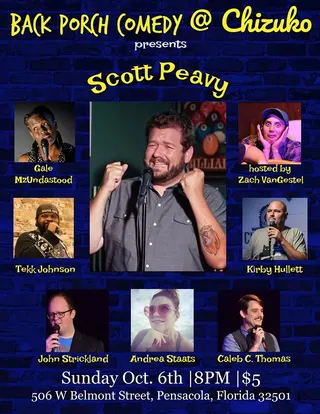 Show flyer, chizuko, Pensacola FL, Oct 6, 2019
