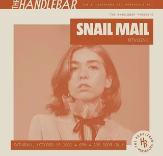 Show flyer, snail mail, mtvh1n1, Pensacola FL, Oct 15, 2022