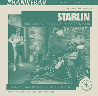Show flyer, hopout, feed lemon +2, Pensacola FL, Nov 18, 2022