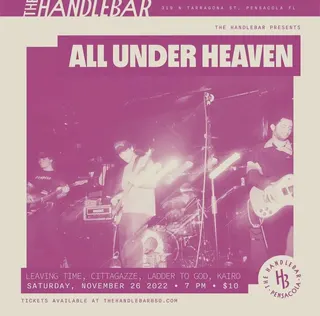 Show flyer, ben loftin, paul vinson +1, Pensacola FL, Nov 25, 2022
