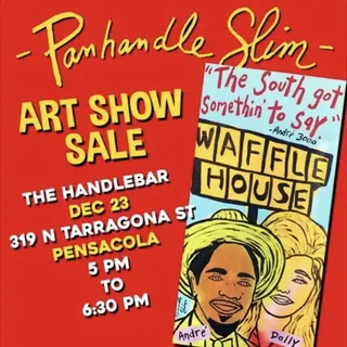 Show flyer, panhandle slim, Pensacola FL, Dec 23, 2022