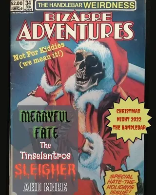 Show flyer, merryful fate, the tinselantros +1, Pensacola FL, Dec 25, 2022