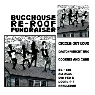 Show flyer, giggle out loud, dalton wright +1, Pensacola FL, Feb 5, 2023