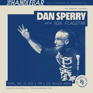 Show flyer, the handlebar, Pensacola FL, May 25, 2023