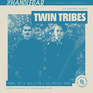 Show flyer, twin tribes, Pensacola FL, Oct 5, 2023