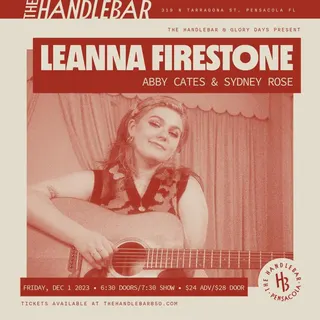 Show flyer, leanna firestone, Pensacola FL, Dec 1, 2023