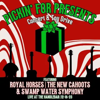 Show flyer, royal horses, the new cahoots +1, Pensacola FL, Dec 16, 2023