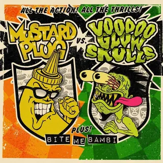 Show flyer, mustard plug, voodoo glow skulls +1, Pensacola FL, Jan 15, 2024