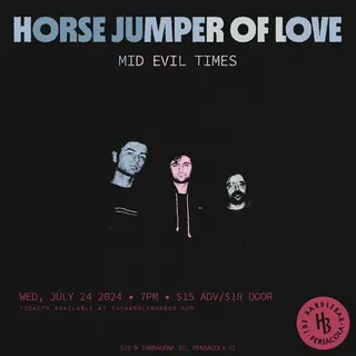 Show flyer, horse jumper of love, Pensacola FL, Jul 24, 2024