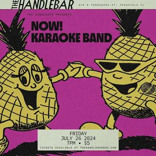 Show flyer, now! that’s what i call a karaoke band!, Pensacola FL, Jul 26, 2024