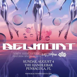 Show flyer, belmont, lil lotus +1, Pensacola FL, Aug 4, 2024