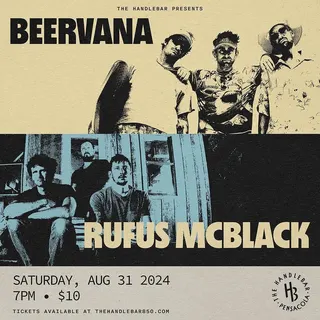 Show flyer, the handlebar, Pensacola FL, Aug 31, 2024