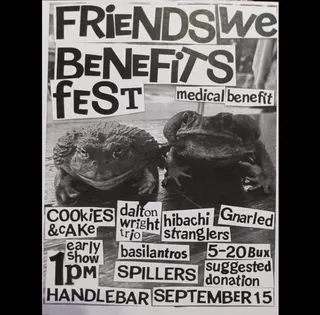 Show flyer, the handlebar, Pensacola FL, Sep 15, 2024