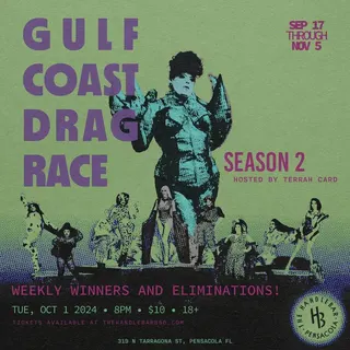 Show flyer, gulf coast drag race, Pensacola FL, Oct 1, 2024