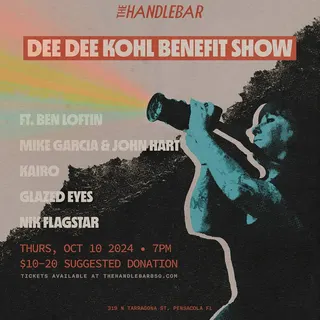 Show flyer, ben loftin, mike garcia +3, Pensacola FL, Oct 10, 2024
