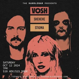 Show flyer, vosh, shehehe +1, Pensacola FL, Oct 12, 2024