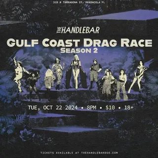 Show flyer, gulf coast drag race, Pensacola FL, Oct 22, 2024