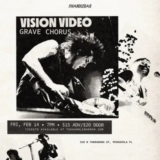 Show flyer, vision video, Pensacola FL, Feb 14, 2025