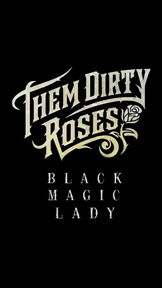 Show flyer, them dirty roses, Pensacola FL, Apr 6, 2025