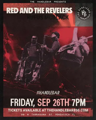 Show flyer, the handlebar, Pensacola FL, Sep 26, 2025