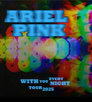 Show flyer, ariel pink, Pensacola FL, Nov 30, 2025