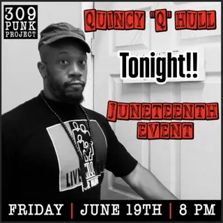 Show flyer, q the poet, Pensacola FL, Jun 19, 2026