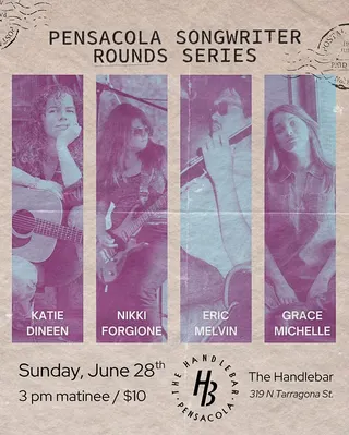 Show flyer, katie dineen, Pensacola FL, Jun 28, 2026