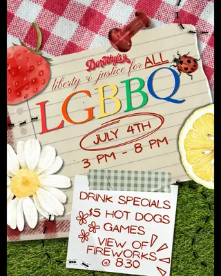 Show flyer, lgbbq, Pensacola FL, Jul 4, 2026