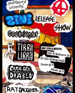 Show flyer, cockfight, Pensacola FL, Jul 11, 2026