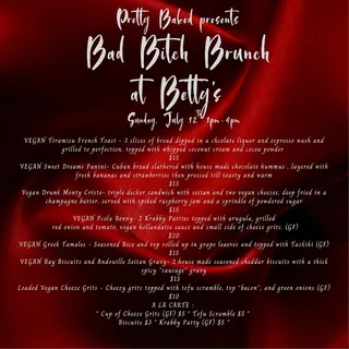 Show flyer, bad bitch brunches, Pensacola FL, Jul 12, 2026