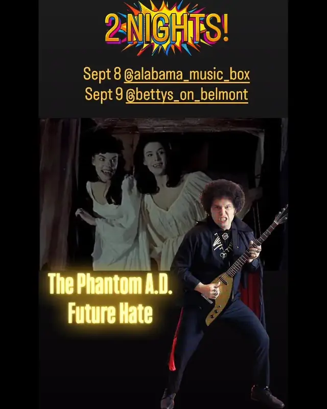Show flyer, betty's, Pensacola FL, Sep 9, 2026