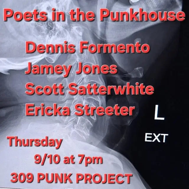 Show flyer, 309 punk project, Pensacola FL, Sep 10, 2026