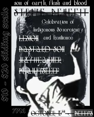 Show flyer, betty's, Pensacola FL, Oct 15, 2026