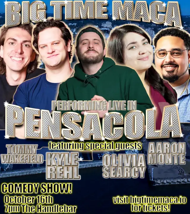 Show flyer, the handlebar, Pensacola FL, Oct 16, 2026