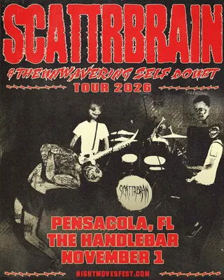 Show flyer, the handlebar, Pensacola FL, Nov 1, 2026