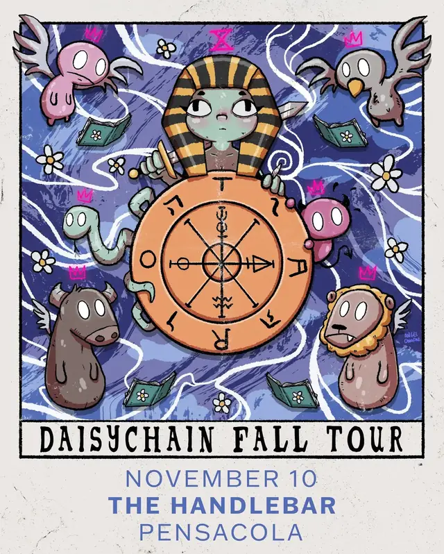 Show flyer, the handlebar, Pensacola FL, Nov 10, 2026