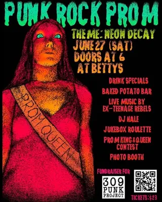 Show flyer, ex-teenage rebels, Pensacola FL, Jun 27, 2026